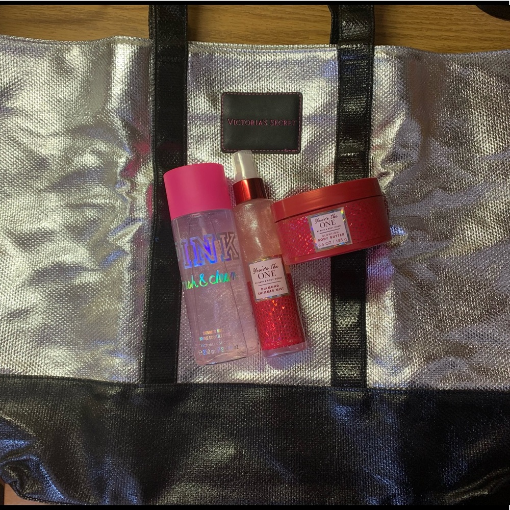 Body Shimmer Mist, Body butter, Bag Bundle